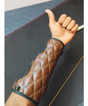 Star Archery Arm Guard - Rexine Leather, Adjustable Fit for Men, Women & Kids - 3 Hook & Loop Fasteners for Perfect Hold - Bow Archery Protector - Buy Online on GoSupps.com