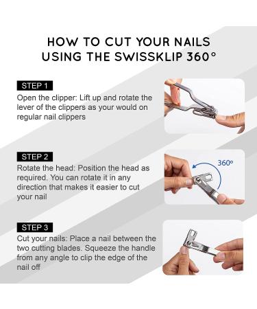 Swissklip Nail Clippers for Men and Women - Premium Quality Finger Nail Clippers - Top-rated in the Market - Buy Online on GoSupps.com