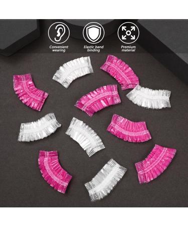200 pi ces Bonnets de Jetables Doux et pais Protection tanche Anti-eau pour Oreilles pour Teinture et Bain Usage Salon Coiffure et Maison - Buy Online on GoSupps.com