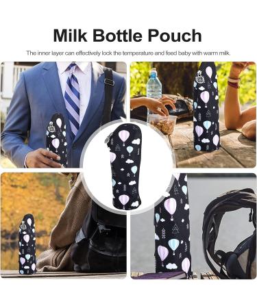 TOYANDONA 2pcs Baby Bottle Insulated Bags - Infant Feeding Pouch Black - Buy Online on GoSupps.com