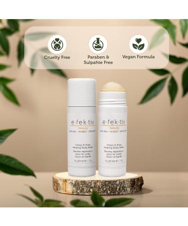 Chiuri and Shea Healing Body Balm | Deep Moisturizing Body Butter | Travel Size 1.7 oz | Paraben & Sulfate Free - Buy Online on GoSupps.com