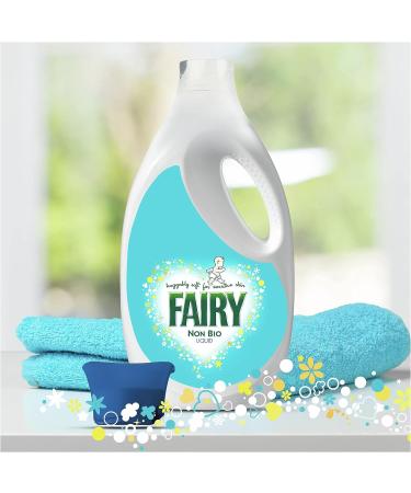 Fairy Non Bio 51 Washes Sensitive Washing Liquid 1785ml Unscented 1.79 l (Pack of 1) - Buy Online on GoSupps.com