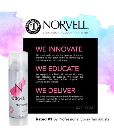 Norvell Professional Sunless Self Tanning Mist 7 fl.oz. | Airbrush Spray Solution with Bronzer - Buy Online on GoSupps.com
