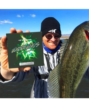 KastKing Extremus Braided Fishing Line 50LB - 150Yds | Highly Abrasion Resistant, Thin Diameter, Zero Stretch | Color Fast Yellow 4-Strand Braided Lines - Buy Online on GoSupps.com