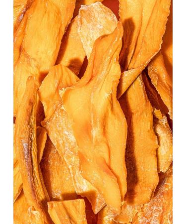 Koro Organic Dried Mango Strips - 1kg - 100% Natural No Added Sugar Sulfur or Preservatives - Premium Quality Dried Fruits - Buy Online on GoSupps.com