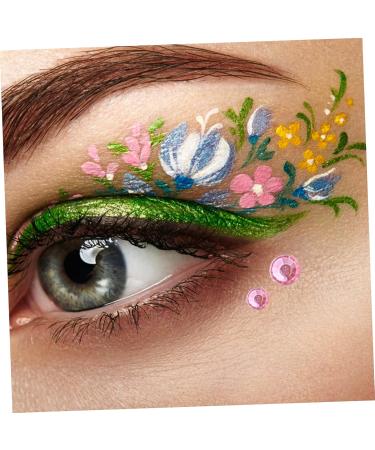 FRCOLOR 3 Sets Eye Makeup Stickers Delicate Jewellery Body Stickers Makeup Jewels Face Jewellery for Sticking Rainbow Rhinestones Alien Face Jewels Diamond Nail 5X5X50.2CM Assorted Colours A - Buy Online on GoSupps.com