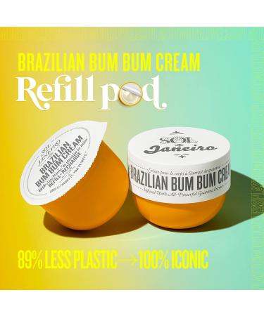 Sol de Janeiro Brazilian Bum Bum Cream Refill Pod 240mL/8.1 oz - Hydrating Body Moisturizer - Buy Online on GoSupps.com