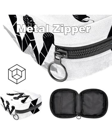 Menstruation Pad Bag with Zipper | Women's Tampon & Napkin Bag | Stylish & Convenient Collectives for Women & Girls - Buy Online on GoSupps.com