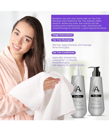 Buy Tea Tree Shampoo and Conditioner 11oz - Nourish & Revitalize Hair | International Shipping - Buy Online on GoSupps.com