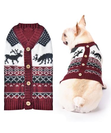Dog sweater for Christmas Cartoon Christmas tree Eisb r Pets Christmas Warer Pullover Pets Cat Winter knitting warm clothes knit outfits dog sweater s reindeer jumper