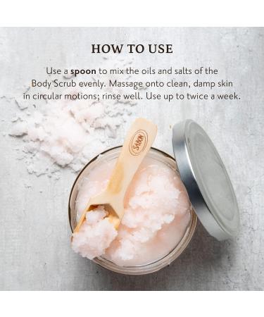 Sabon White Tea Body Scrub | Exfoliating Dead Sea Salt Scrub | Fig Lemon Jasmine | 11.3 Oz - Buy Online on GoSupps.com