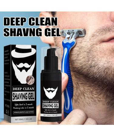 Men's Face Beard Care Kit | Moisturizing Shaving Gel Refreshing Face Wash & Beard Trimming Gel - Deep Cleansing & Hydrating - Buy Online on GoSupps.com