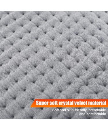 Buy Crystal Velvet Heating Cushion - Large 60x30 cm Electric Heating Pillows for Comfort & Sleep | Fast Heating & Excellent Heat Retention - Perfect for Home Use (EU) - Buy Online on GoSupps.com