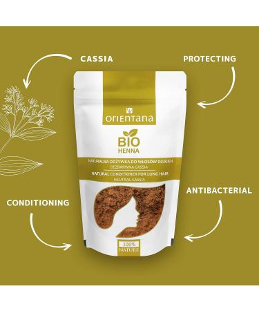Orientana Organic Henna for Long Hair - 100% Natural Herbal Rinse | Strengthen & Nourish with 100g Powder - Buy Online on GoSupps.com