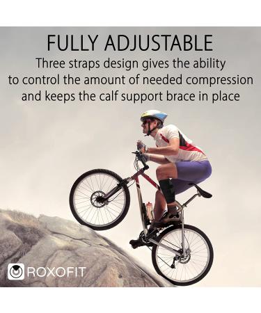 Calf Compression Sleeve for Torn Muscle and Shin Splint Relief - Neoprene Wrap for Men and Women - Buy Online on GoSupps.com