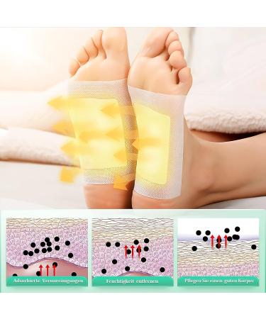 Body Detox Foot Patches 20PCS - Natural Deep Cleansing for Body & Blood Circulation - Buy Online on GoSupps.com