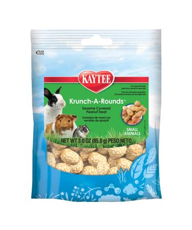 Kaytee Fiesta Krunch-A-Rounds with Peanut Center for All Small Animals