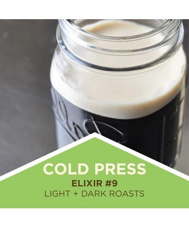 Tiny Footprint Coffee USDA Organic Cold Brew Press Elixir Ground Coffee Carbon Negative 16oz - 1lb Pack - Buy Online on GoSupps.com