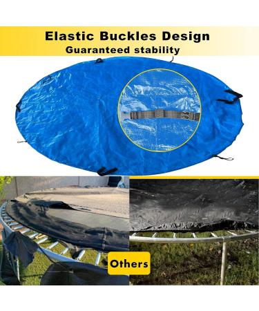 12 14 15 Ft Waterproof Trampoline Cover - 4 Season Protection for Round Trampolines & Swimming Pools - Blue (14 FT) - Buy Online on GoSupps.com