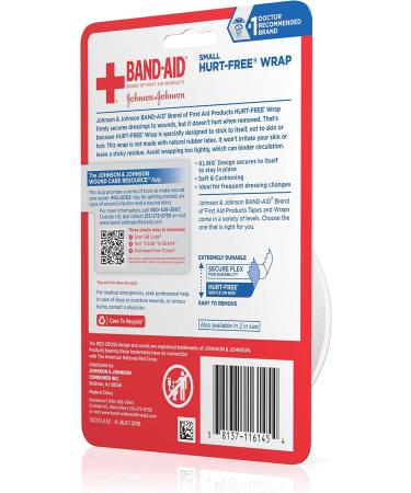 Buy Band Aid Small Hurt Free Wrap - Gentle Protection for All Skin Types | Fast International Shipping - Buy Online on GoSupps.com