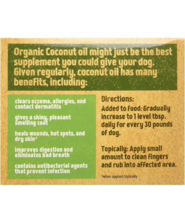 Slobbers Organic Virgin Coconut Oil Fully Natural Multipurpose Antibacterial Supplement for Dogs (250g) - Buy Online on GoSupps.com