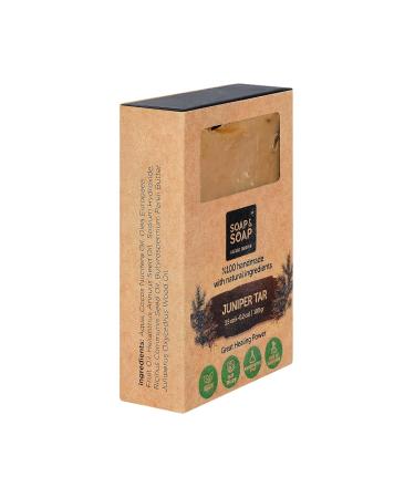Juniper Tar Handmade Natural Bar Soap | All-Natural Ingredients | Eco-Friendly & International Shipping - Buy Online on GoSupps.com
