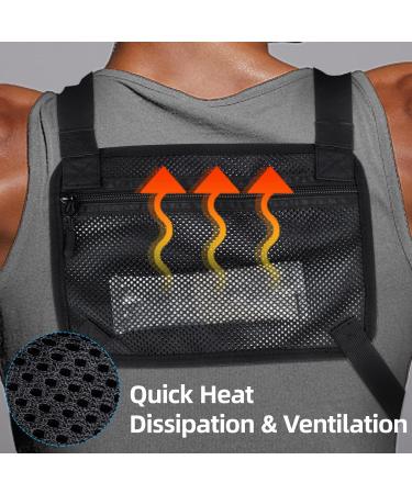 KINGSLONG Lightweight Water Resistant Chest Bag - Running Pack with Phone Holder & Extra Storage - Buy Online on GoSupps.com