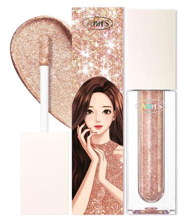 AMTS webtoon True Beauty Makeup liquid glitter eyeshadow  vegan korean eye glitter  shimmer eyeshadow highlighter  kbeauty  kdrama 02 Venus