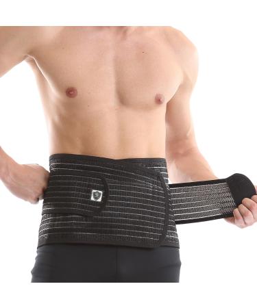 Vital Salveo-Germanium and Bamboo Back Support Lift Heavy Objects Standing Relive Back Pain SC-Pro(XXL)