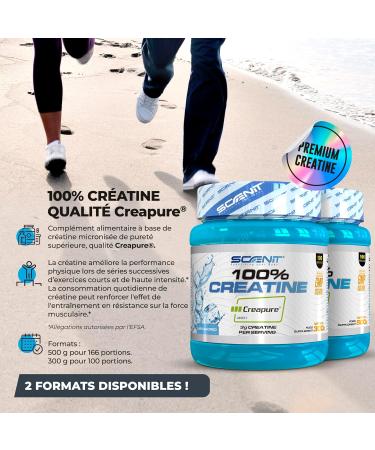 Creapure Creatine - 100% Creatine Creapure - 300 g - Creatine Monohydrate Creapure - Creapure Monohydrate - Creatine Creapure Powder (300 g) - Buy Online on GoSupps.com