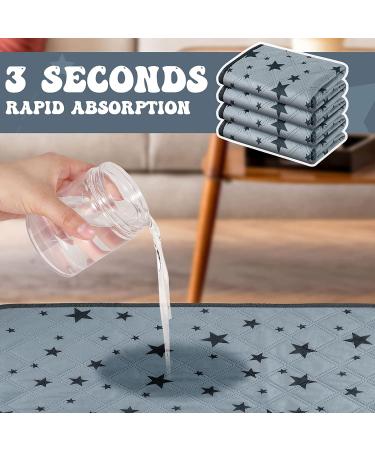 8 Piece Bulk Guinea Pig Pee Pad | Reusable & Washable Cage Liners with Star Patterns | Absorbent Fleece Bedding & Non-Slip Mats for Cages | 18 x 24 Inch - Buy Online on GoSupps.com