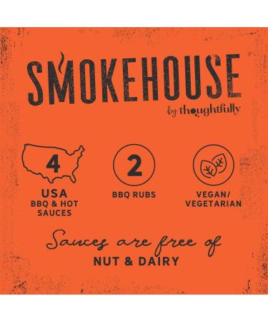 Smokehouse by ThoughtFully - Gourmet Grill Truck Gift Set | BBQ Rubs & Sauces | Unique Funny Packaging | 6-Piece Set for Grill Lovers - Buy Online on GoSupps.com