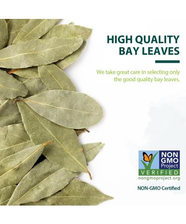 Soeos Feuilles de laurier 227 g sans OGM feuille de laurier s ch e fra chement emball e pour garder au frais herbes de laurier pour la cuisson feuilles de laurier s ch es 8 oz (227 g) - Buy Online on GoSupps.com