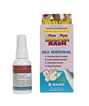 Seagate Products Homeopathic Bye Bye Diaper Rash Spray 2 Ounce (Pack of 1)