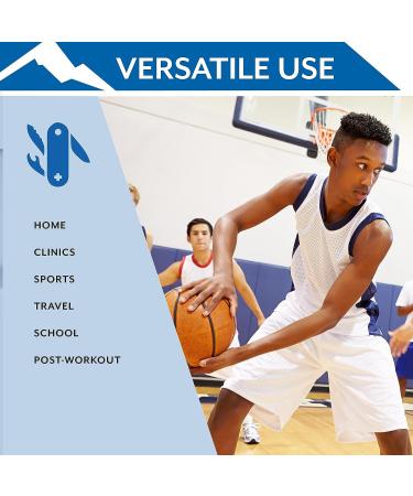 Polar Ice Finger Sleeve - Universal Size | Patented Design w/ Cooling Gel Pad for Support Sprains, Strains, & Sports Injuries - Buy Online on GoSupps.com