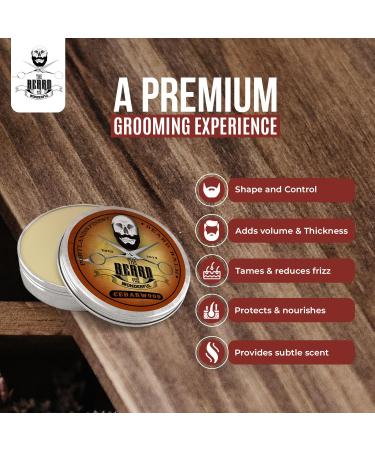 Buy Bart Balm Cedar Fragrance 30ml - All-Natural Beard Care | High-Quality & Organic | Bare Hairway - Buy Online on GoSupps.com
