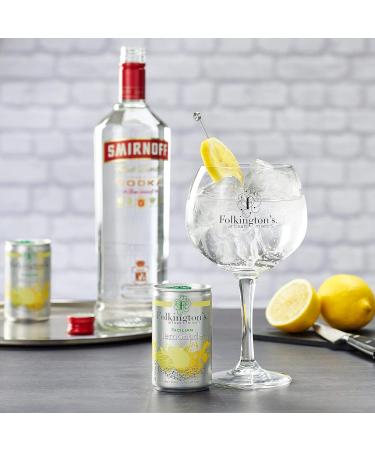 Folkingtons Sicilian Clear Lemonade Mini Cans - 3x8x150ml - Buy Online on GoSupps.com