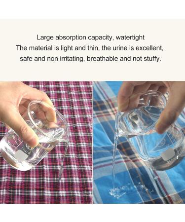 Jiawu Waterproof Reusable Incontinence Bed Pads - Strongly Absorbent Mattress Protection for Adults Children & Seniors (150x180 cm) - Buy Online on GoSupps.com