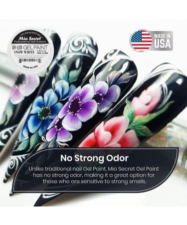 Mia Secret Professional Nail System UV/LED Gel Paint - Snow White 0.17oz - Buy Online on GoSupps.com
