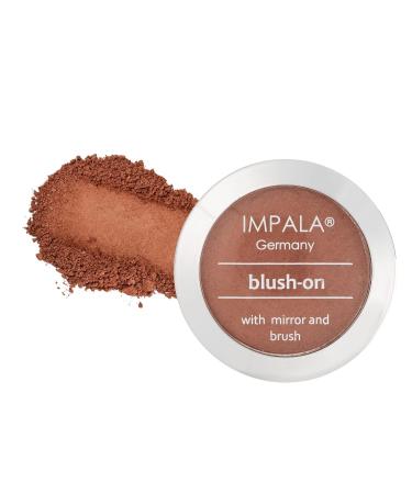 Impala Blush on Color N 9 - Long-lasting Compact Powder | Illuminating Blush with Soft Texture | Perfect for Brushes & Mirrors | 6g - Buy Online on GoSupps.com