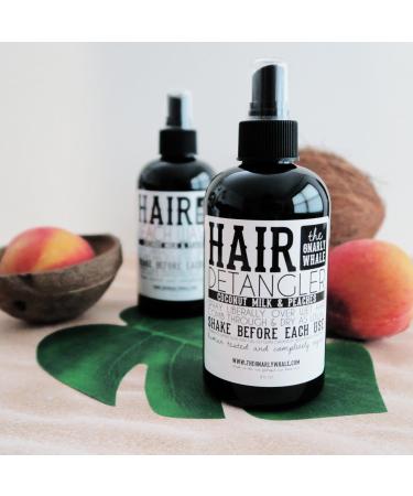 Buy Gnarly Whale Coconut Milk & Peaches Hair Detangler Spray 8oz - Smooth Soft Hair & Easy Knot Removal - International Shipping Available - Buy Online on GoSupps.com