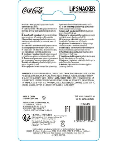 Lip Smacker Coke Bottle Lip Balm Classic Coke - Buy Online on GoSupps.com
