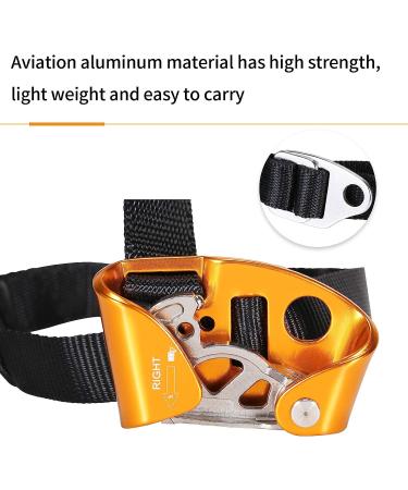 WILDKEN Orange Right Foot Ascender for Climbing and Rappelling - Outdoor Mountaineering Equipment - Buy Online on GoSupps.com