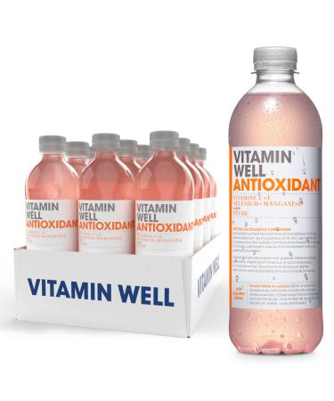 Vitamin Well Vitamin Well - Drinks enriched with vitamins and minerals peach taste 12x500ml (Antioxidant)