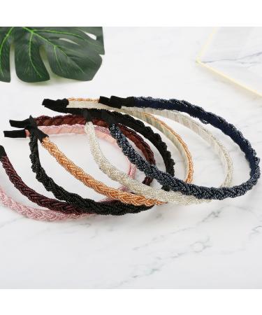 MTLEE Beaded Headbands - Sparkly Crystal Hair Hoop Set for Women & Girls - Buy Online on GoSupps.com