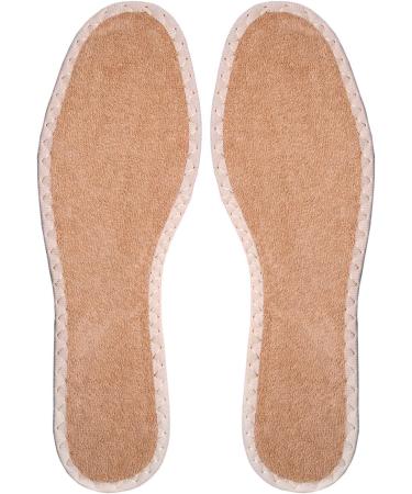 Kaps Eco Shoe Boot Insoles Inserts - Coconut Fibres & Terry Cloth - Men Size 8 US - Improve Foot MicroClimate - Buy Online on GoSupps.com