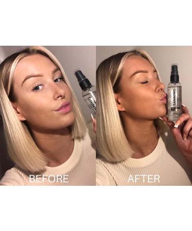 BYROKKO Tanning Face Mist (100 ml) | Natural-Looking Self-Tanning Accelerator with Aloe Vera | For Sunbeds & Outdoors - Buy Online on GoSupps.com