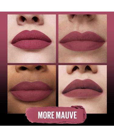 Maybelline Color Sensational Ultimatte Matte Lipstick in More Mauve - Intense Color Pigment - Non-Drying Formula - 0.06 Ounce - Buy Online on GoSupps.com