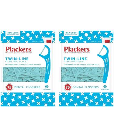 Plackers Twin-Line Flossers - Optimal Dental Care for Healthy Smiles | International Shipping Available - Buy Online on GoSupps.com