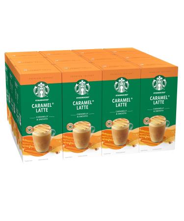 STARBUCKS Caramel Latte Sp cialit s Instantan es Gourmandes 12 x 5 (60 Sachets)